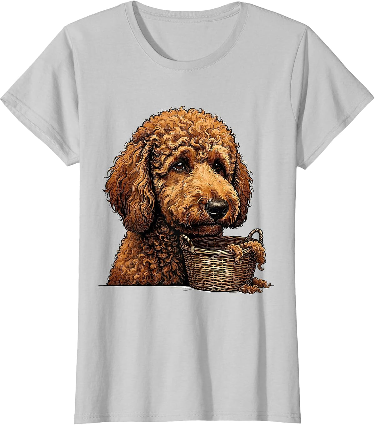 Labradoodle Doodle Dog Breed Owner Humor Funny T-Shirt - Silver Grey