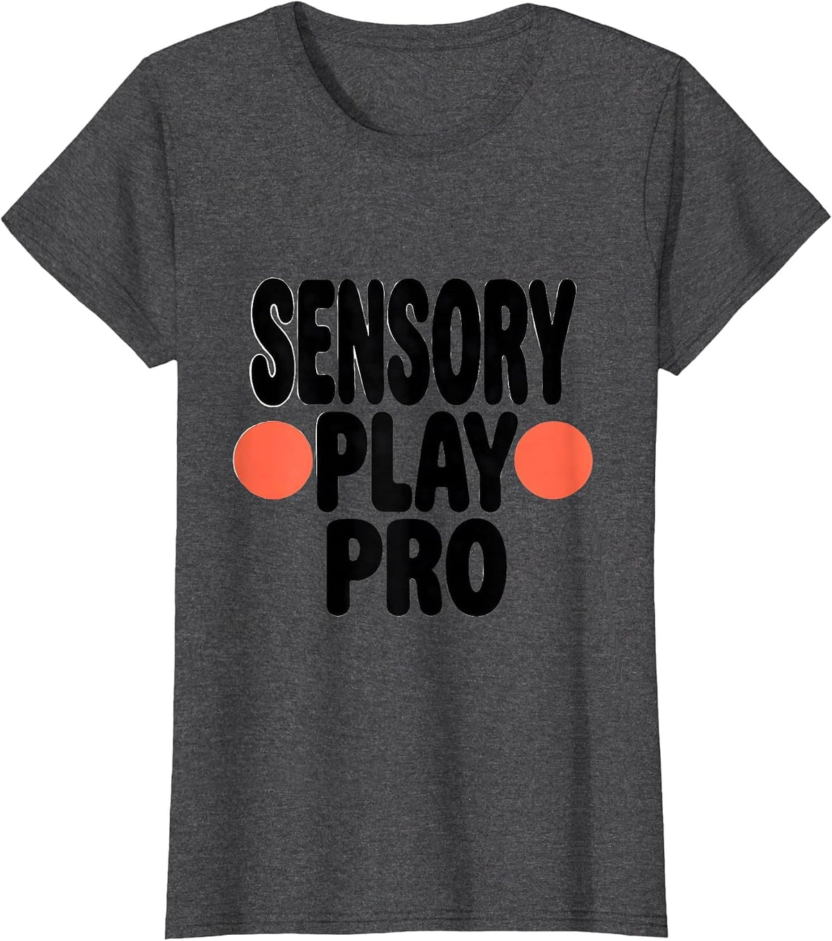 Women's Sensory Play Pro Occupational Therapy OT Student Playful T-Shirt - Dark Heather Grey