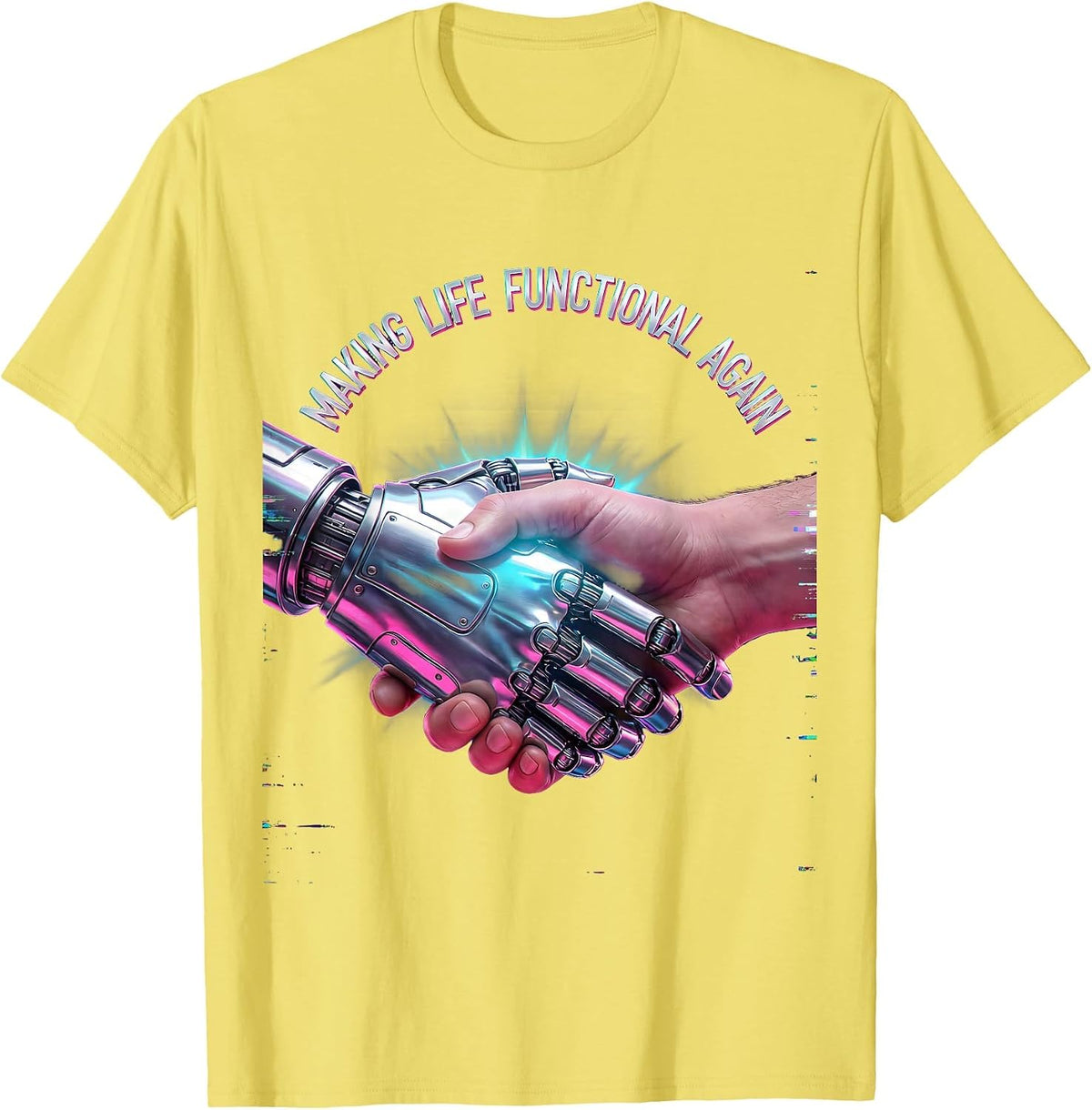 Men's Making Life Functional Again Occupational Therapy T-Shirt - Lemon Yellow