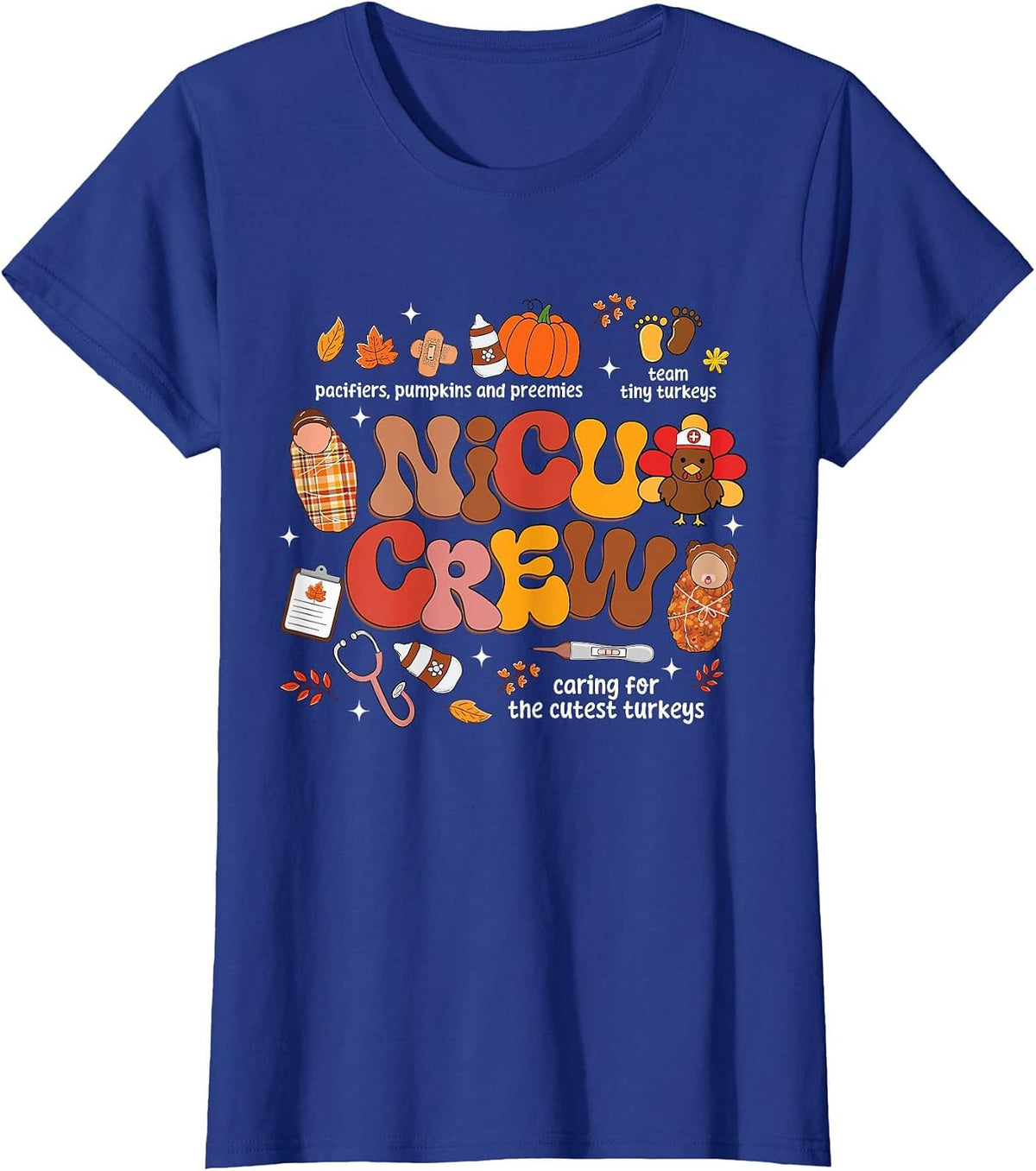 Thanksgiving T-Shirt - Royal Blue