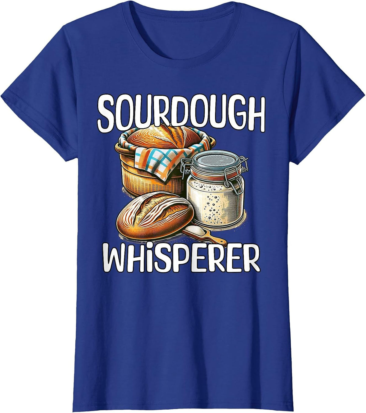 Sourdough Whisperer Sourdough T-Shirt - Royal Blue