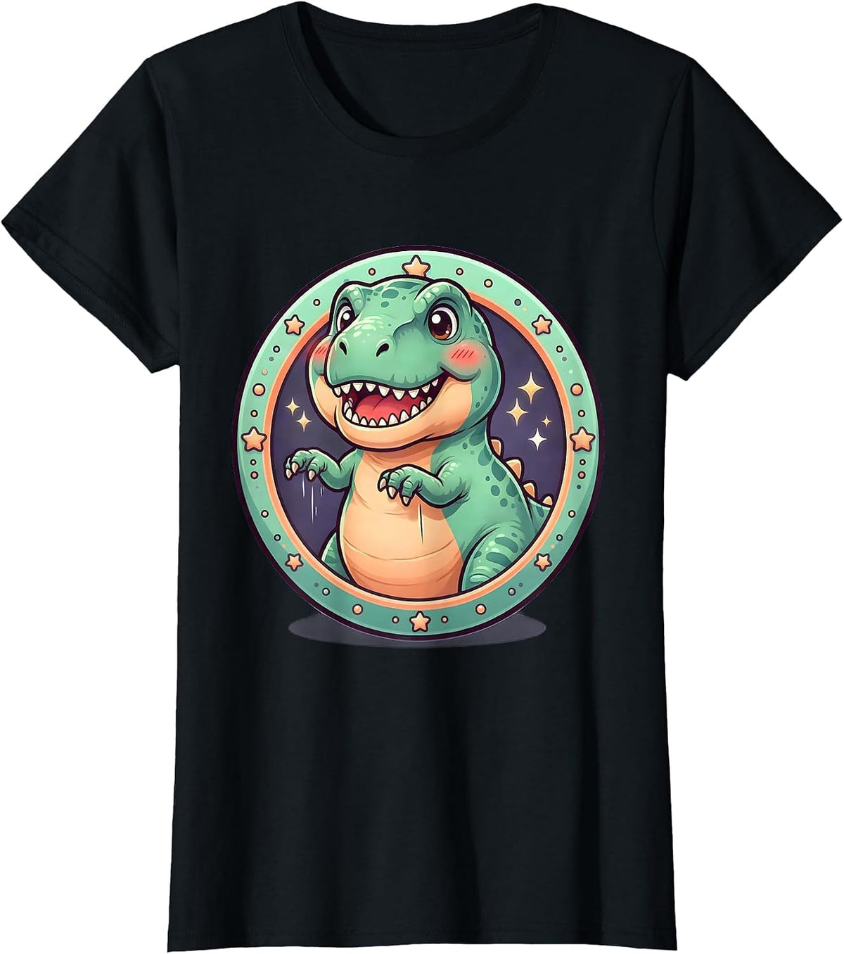 Funny T-Rex Arms Too Short To Clap Dinosaur T-Shirt - Black