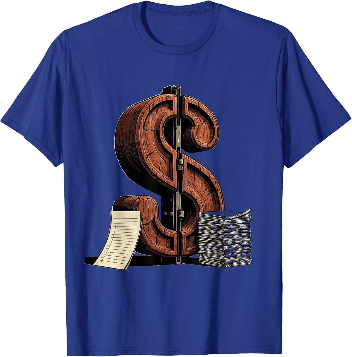 Men's Apostrophe Sorting Gate Grammar Teacher Punctuation Humor T-Shirt - Royal Blue