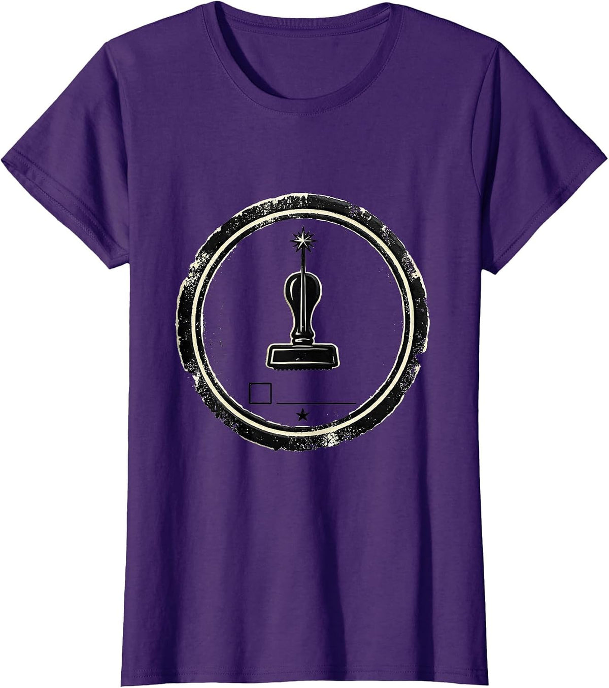 Women's Ringed Seal Fairy Godmother Whimsical Baby Gift T-Shirt - Purple