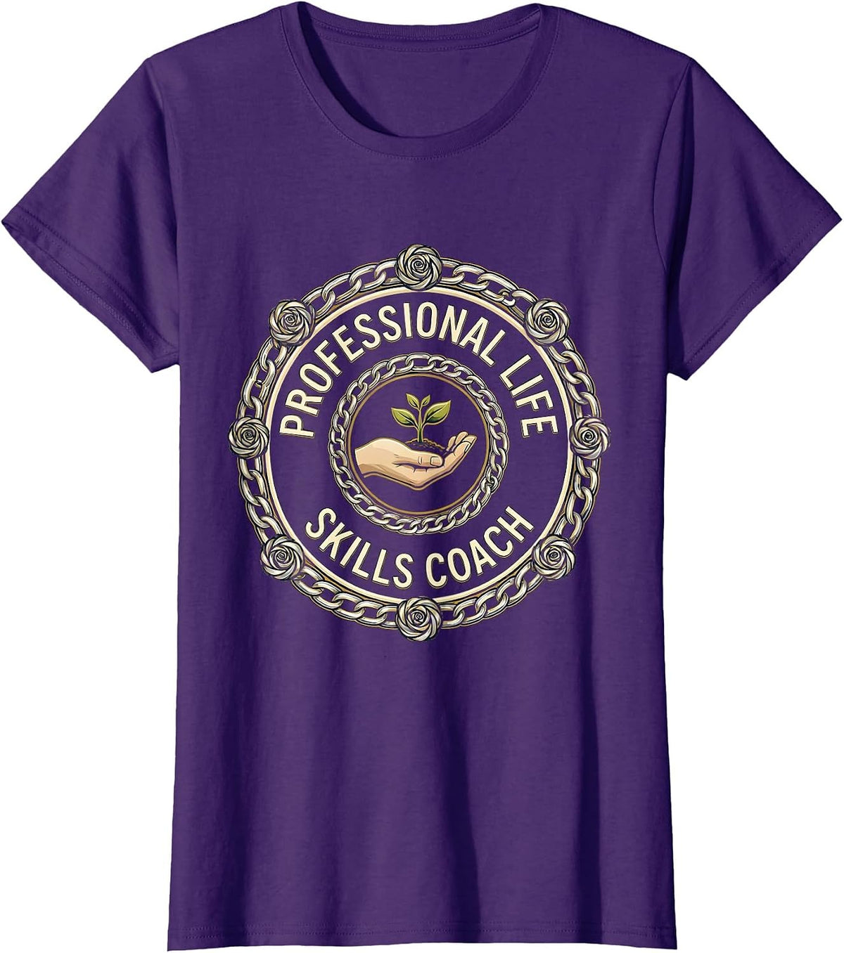 Women's Professional Life Skills Coach Occupational Therapy T-Shirt - Purple