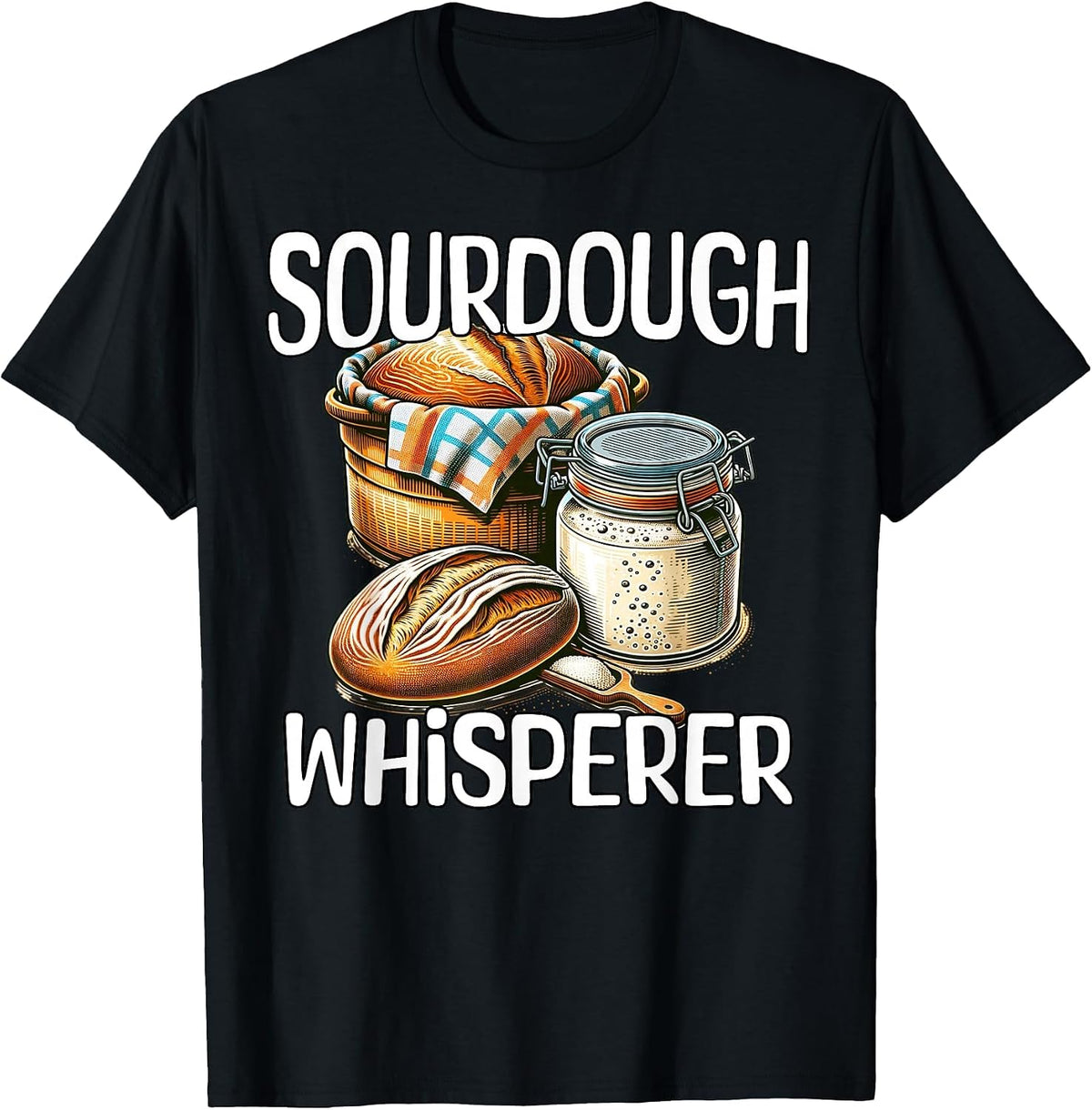 Sourdough Whisperer Sourdough T-Shirt - Black