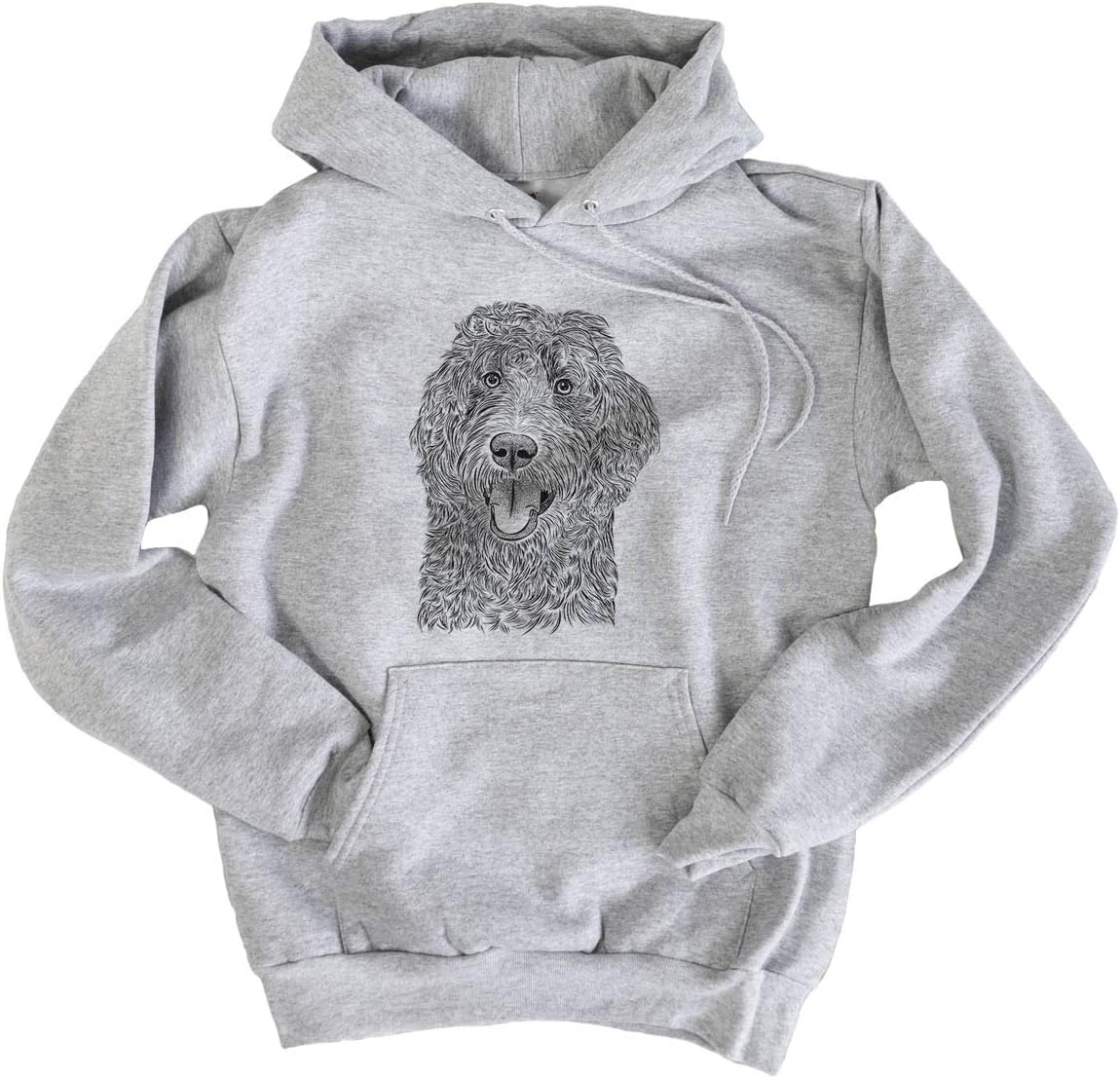 Bare MurrDog the Labradoodle Dog Triblend T-Shirt - Unisex Pullover Hoodie Sweatshirt