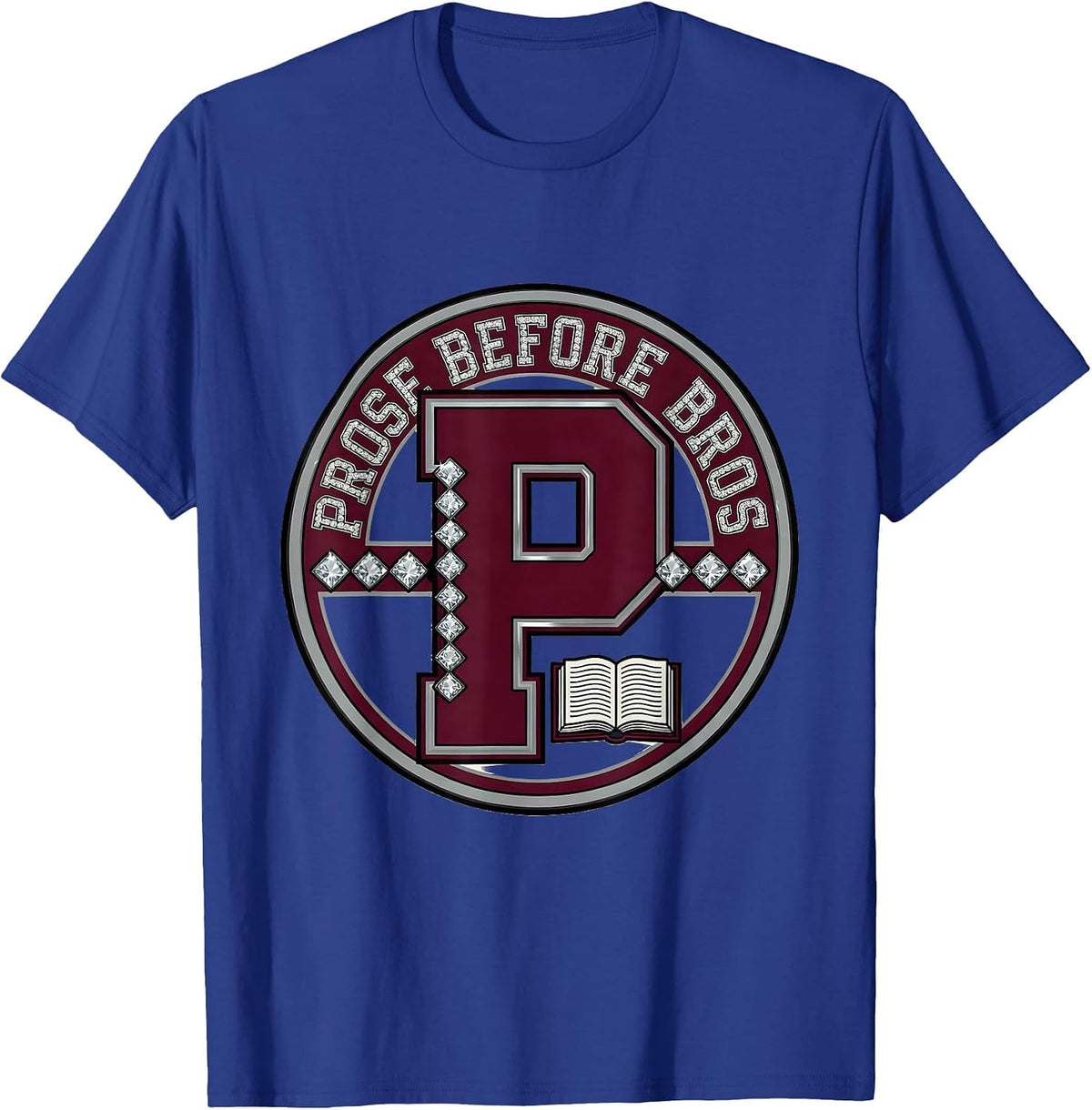 Men's Prose Before Bros English Teacher Design T-Shirt - Royal Blue