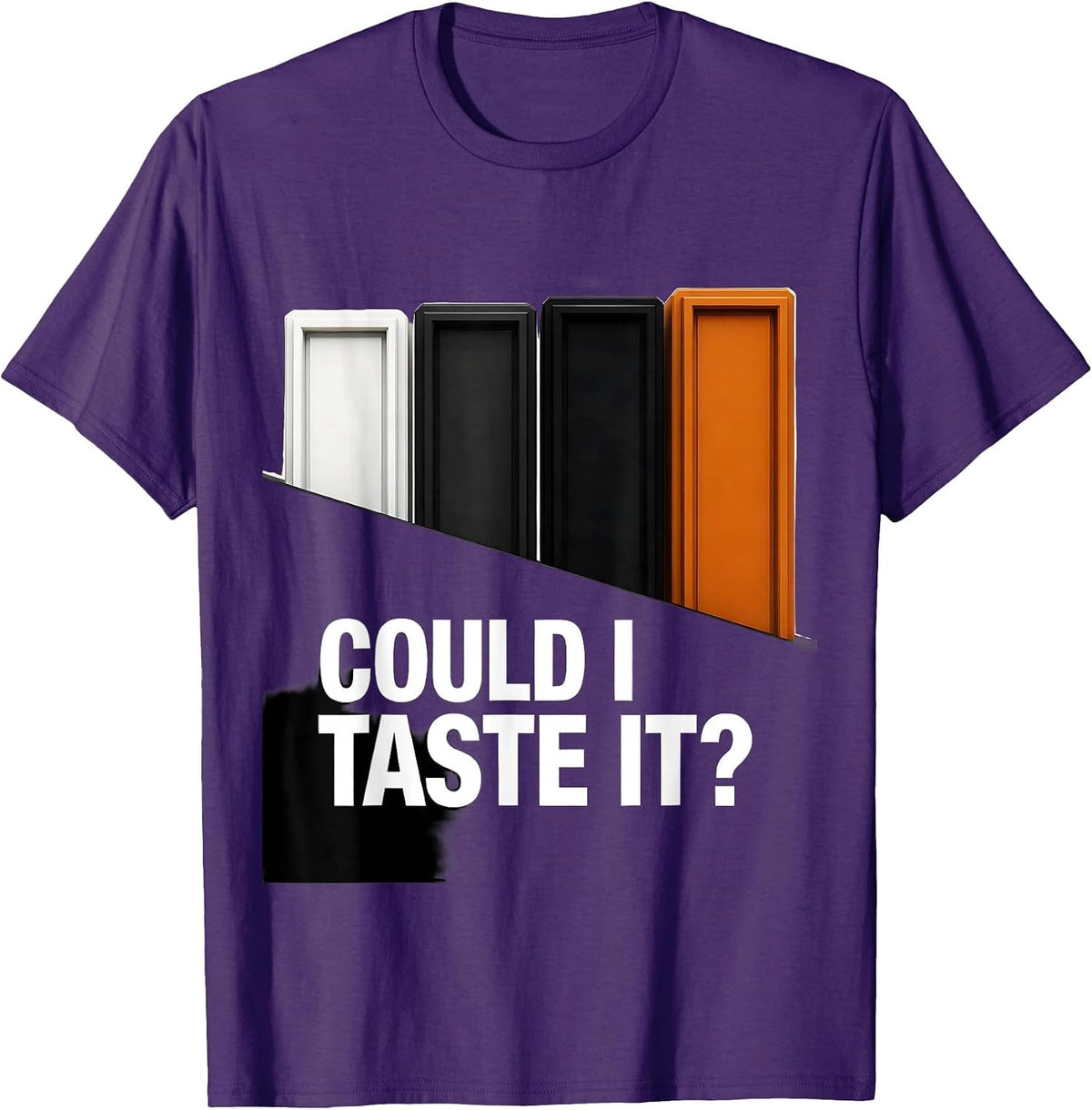Could I Taste It Brutalist Periodic Table Science Teacher T-Shirt - Purple