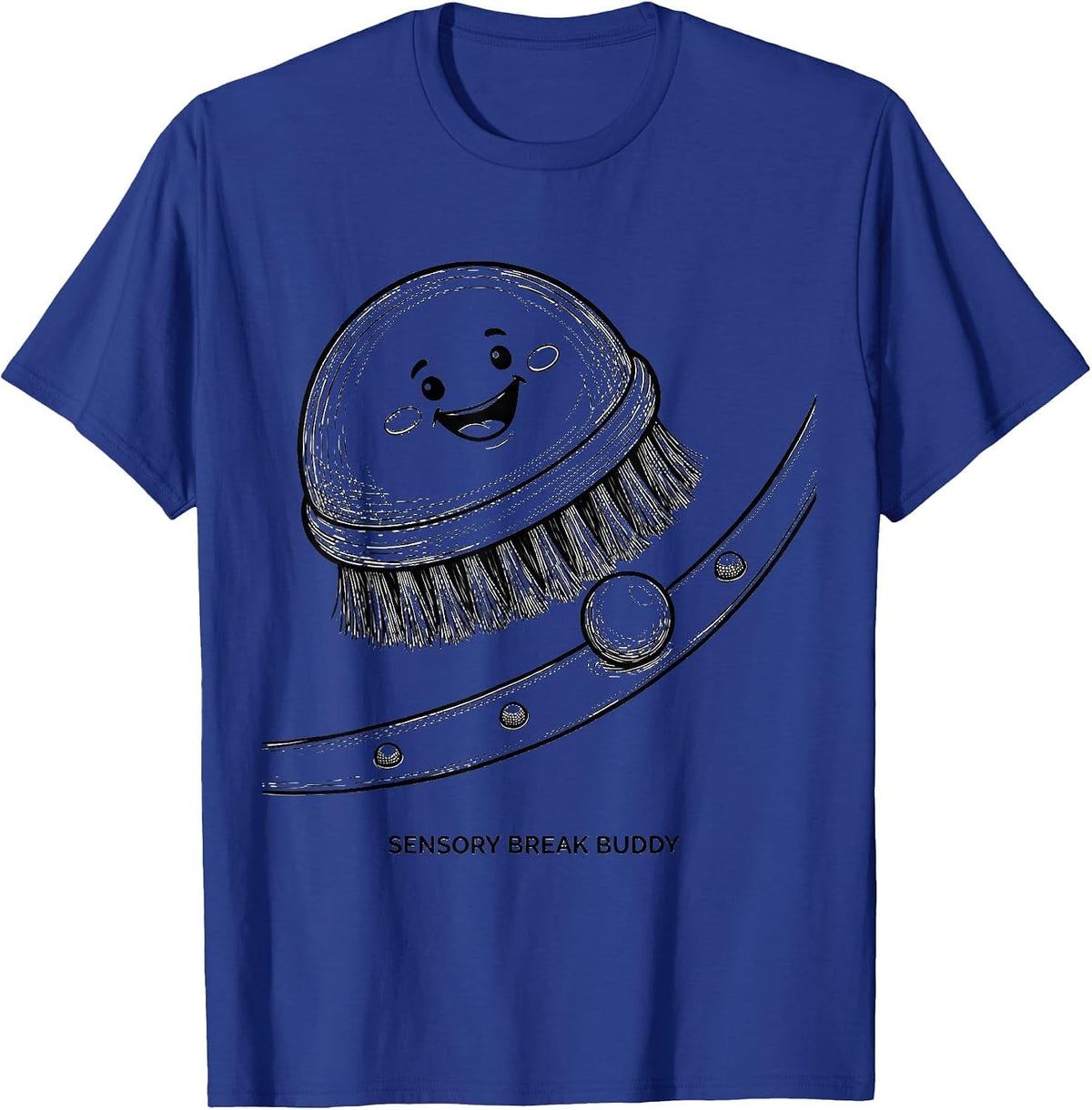 Men's Sensory Break Buddy Playful Occupational Therapy OT Student T-Shirt - Royal Blue