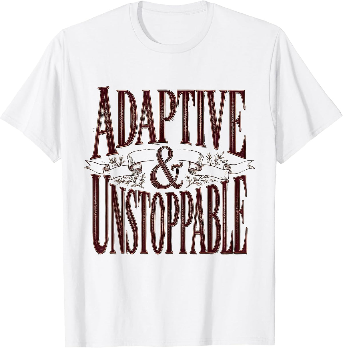 Men's Adaptive and Unstoppable Occupational Therapy Design T-Shirt - White