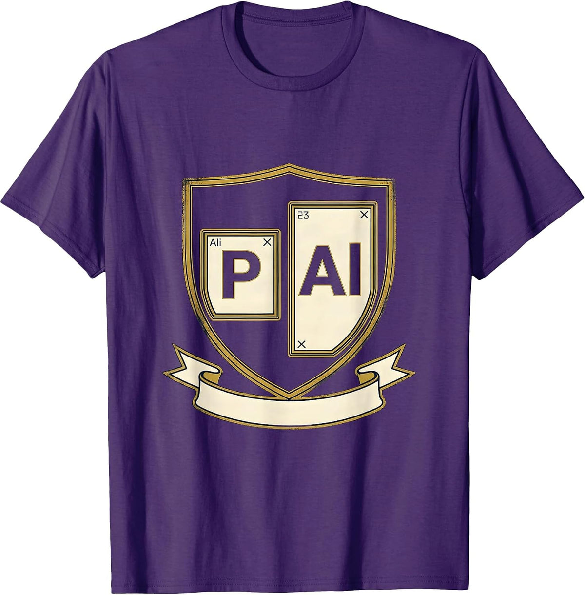 PAl Funny Science Nerd Periodic Table Element Pun T-Shirt - Purple