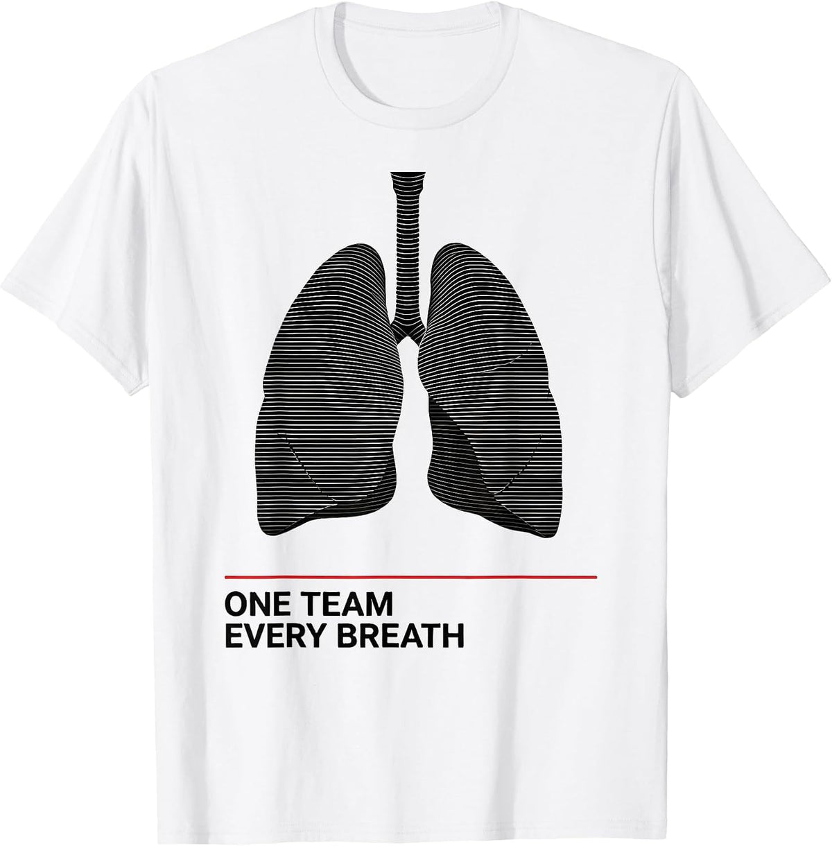 Men's One Team Every Breath Swiss International Respiratory T-Shirt - White