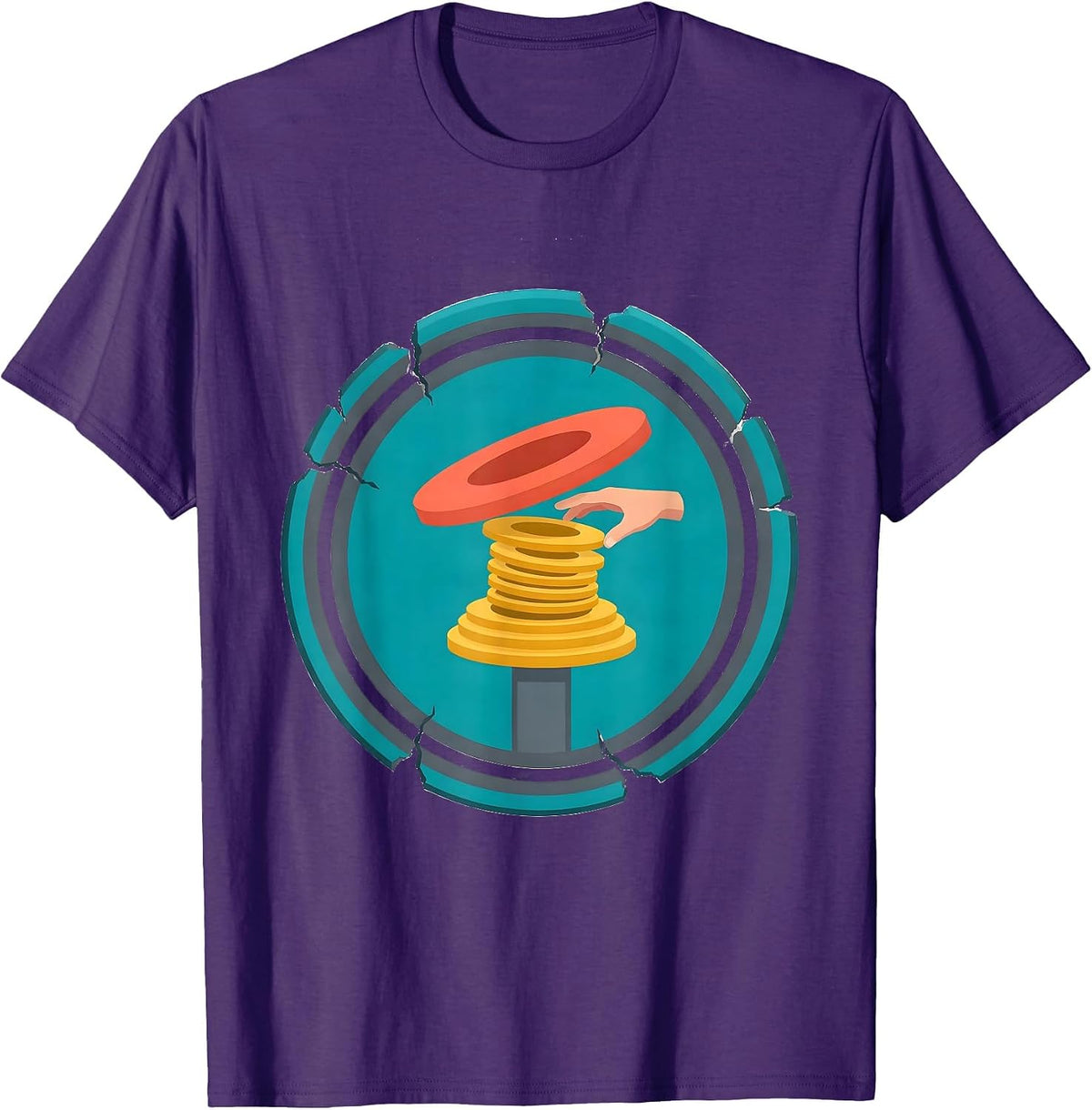 Sealed Badge Occupational Therapy Work Humor T-Shirt - Purple