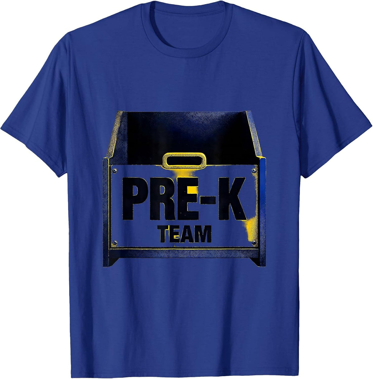 Men's Pre-K Team Funny Preschool Teacher First Day of School Gift T-Shirt - Royal Blue