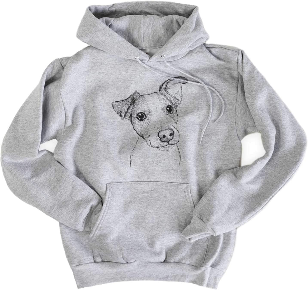 Bare Bosse the Jack Russell Terrier Dog Triblend T-Shirt - Unisex Pullover Hoodie Sweatshirt