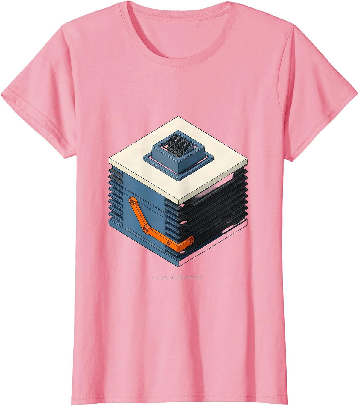 Women's Six-Speed Operator Manual Transmission Driver Car Guy T-Shirt - Pink