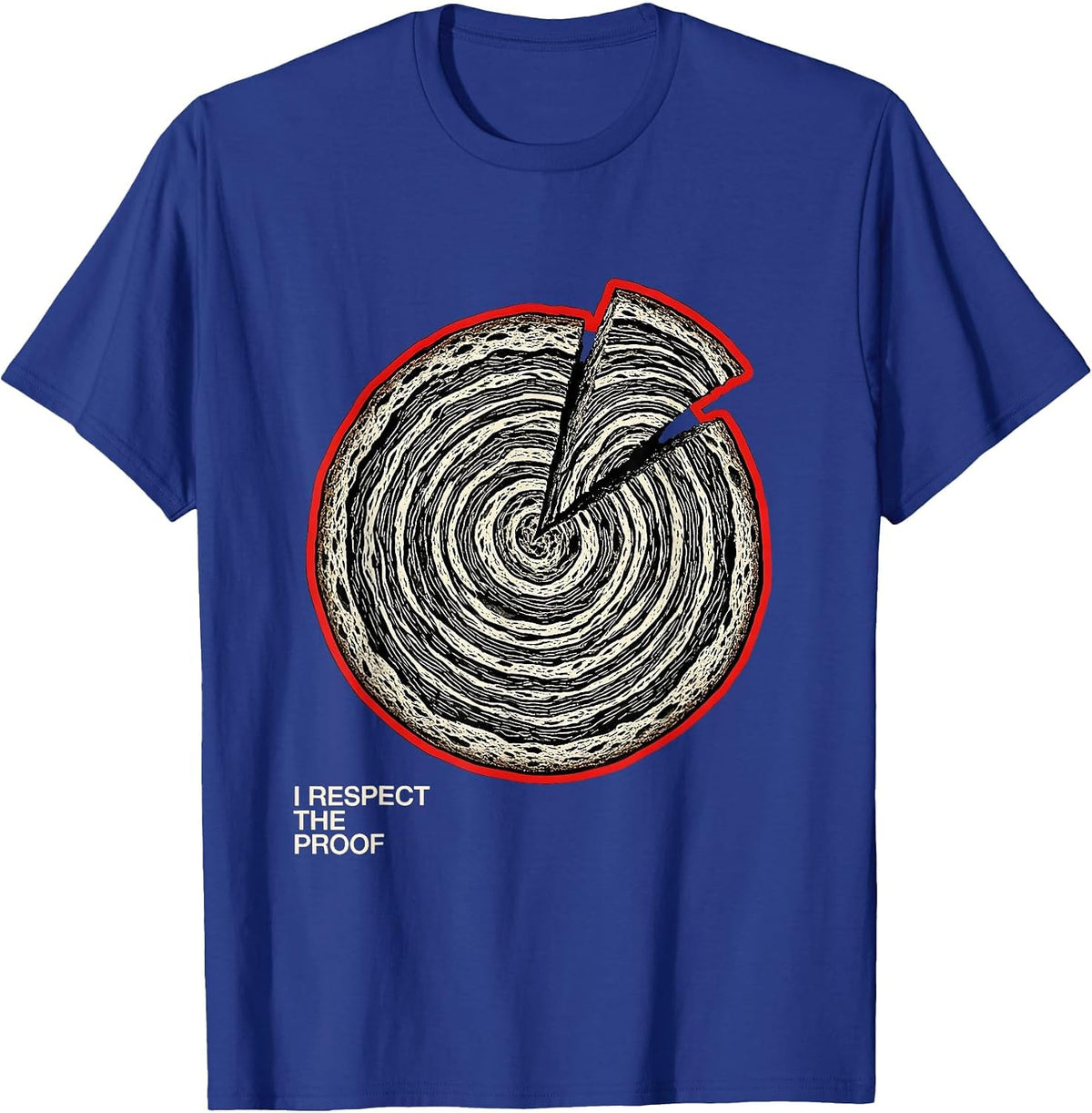 I Respect The Proof Funny Baker Sourdough Bread Baking T-Shirt - Royal Blue