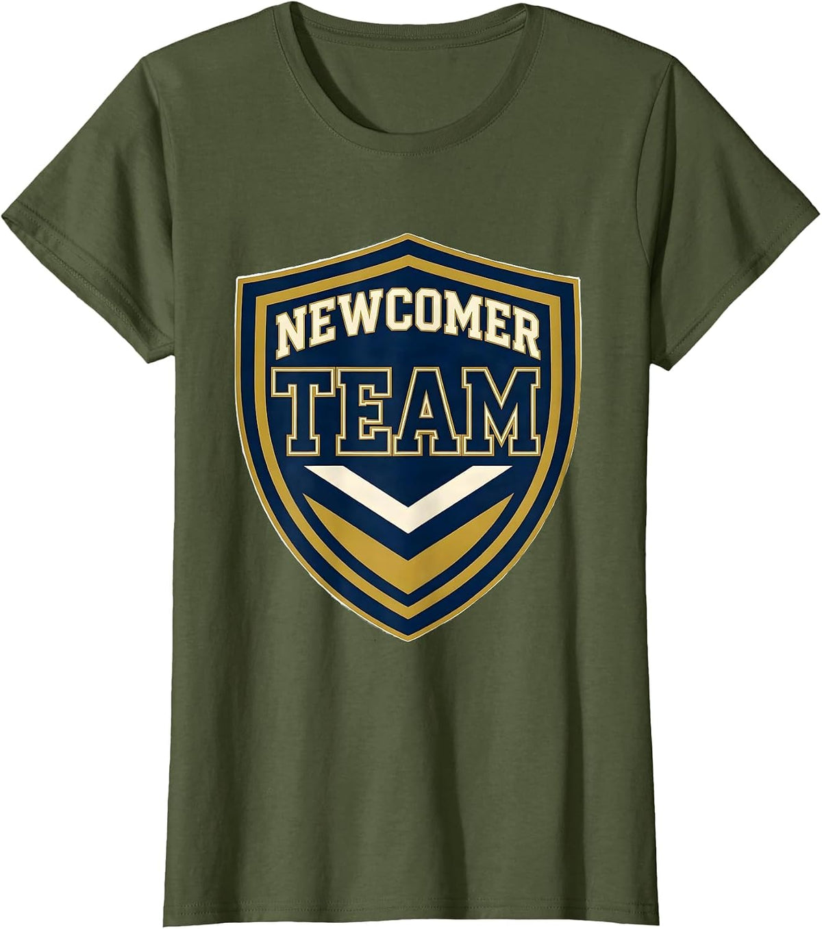 Women's Newcomer Team ESL Teacher Squad English Language Development T-Shirt - Olive Green