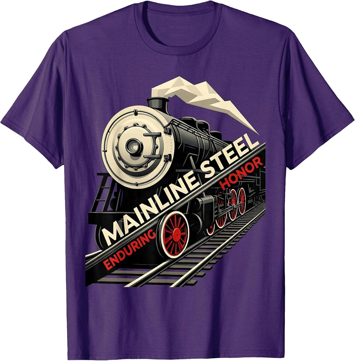 Men's Mainline Steel Enduring Honor Constructivist Steam T-Shirt - Purple