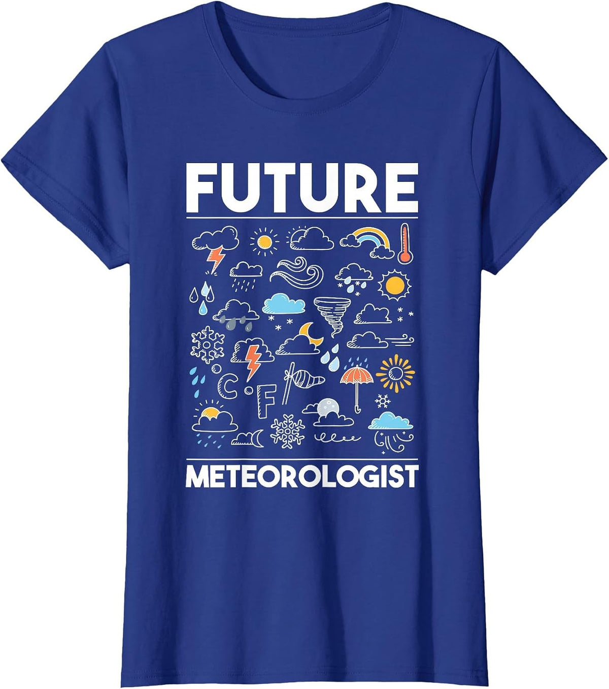 Future Meteorologist - Meteorology Weather Forecast Clouds T-Shirt - Royal Blue