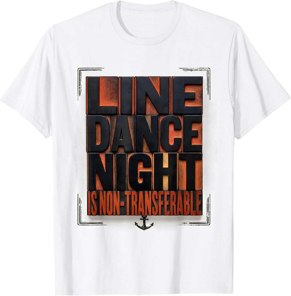 Men's Line Dance Night Is Non-Transferable Funny Line Dancer Gift T-Shirt - White