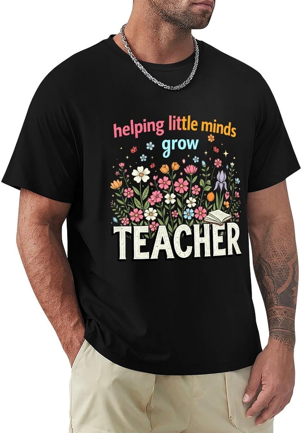 Funny Teacher T-Shirt, Back to School Teacher Graphic Shirts for Men Women - 002