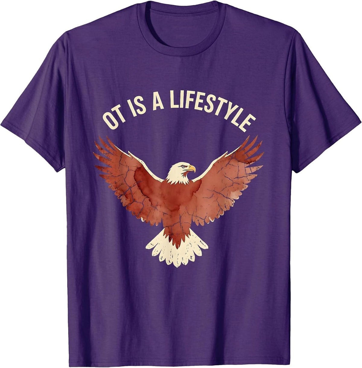 OT Is A Lifestyle Occupational Therapy Design T-Shirt - Purple