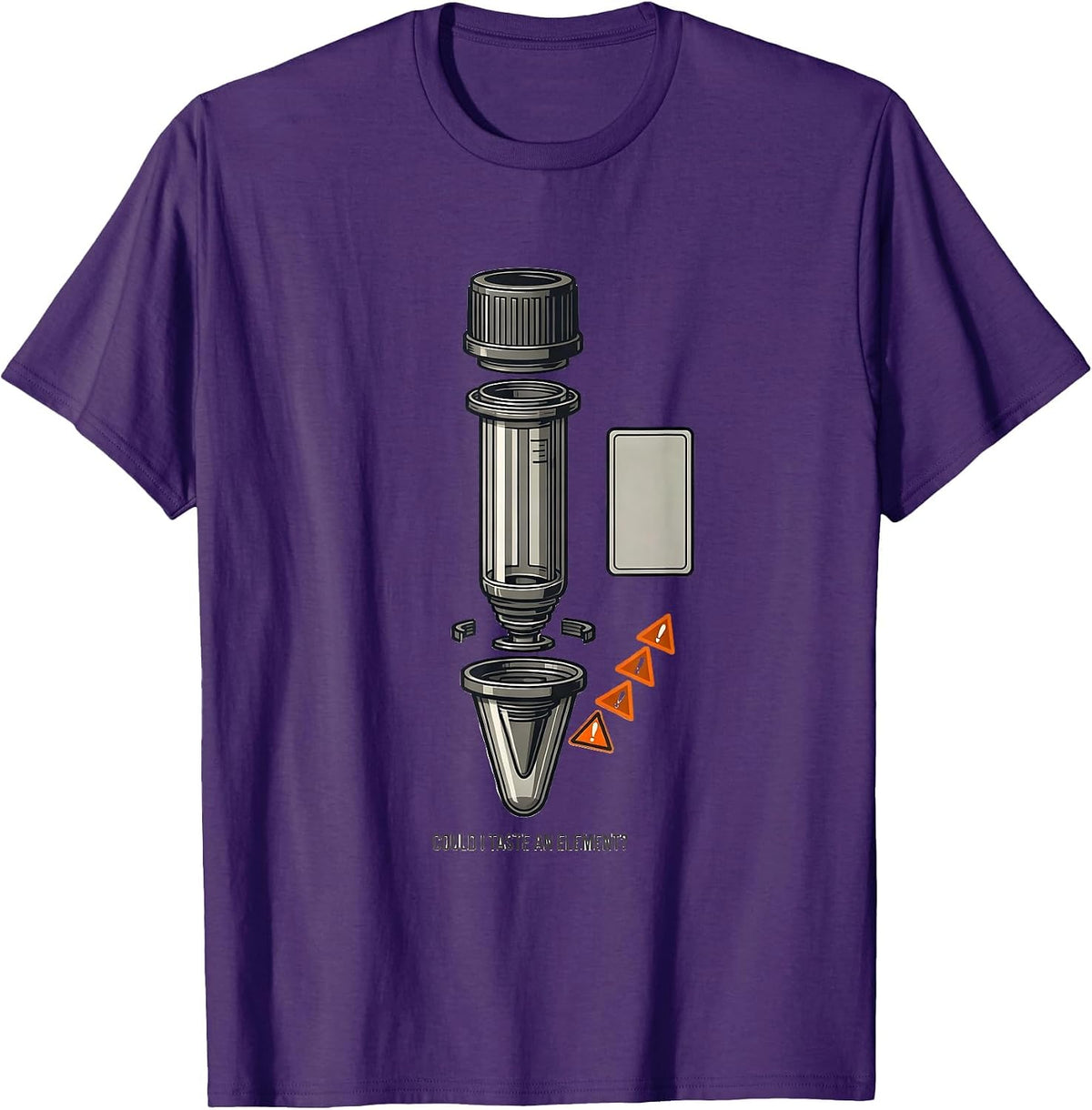 Could I Taste An Element Funny Periodic Table Science T-Shirt - Purple