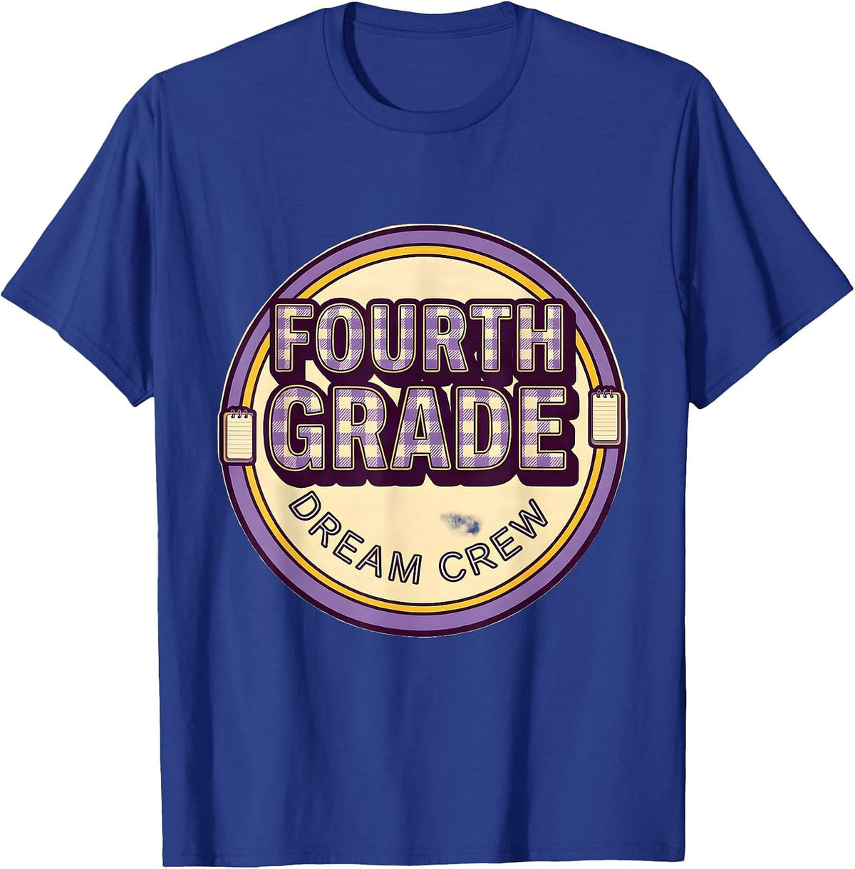 Fourth Grade Dream Crew Back to School Teacher Student Kids T-Shirt - Royal Blue