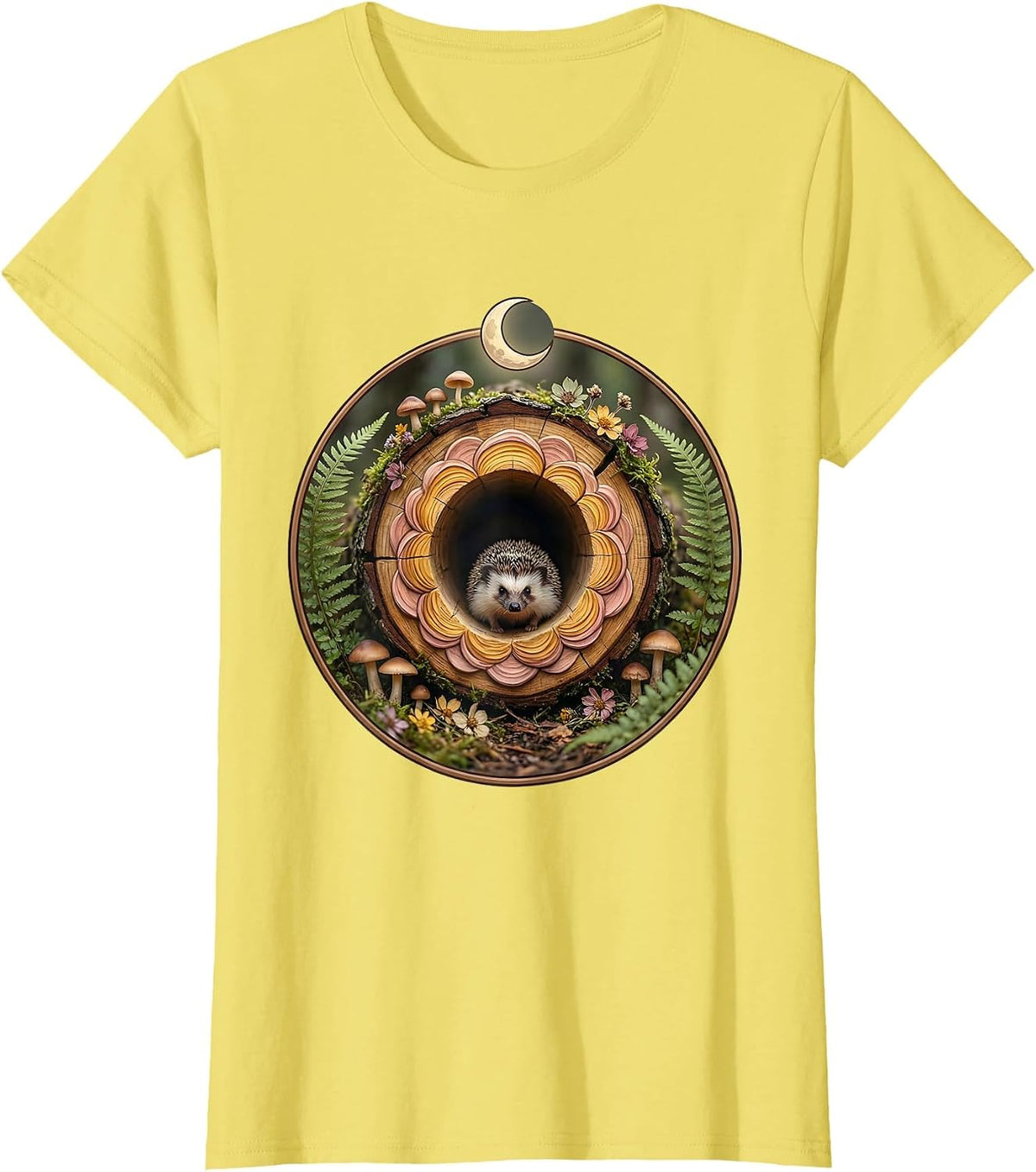 Women's Occupational Therapy Crawling Tunnel Graphic T-Shirt - Lemon Yellow