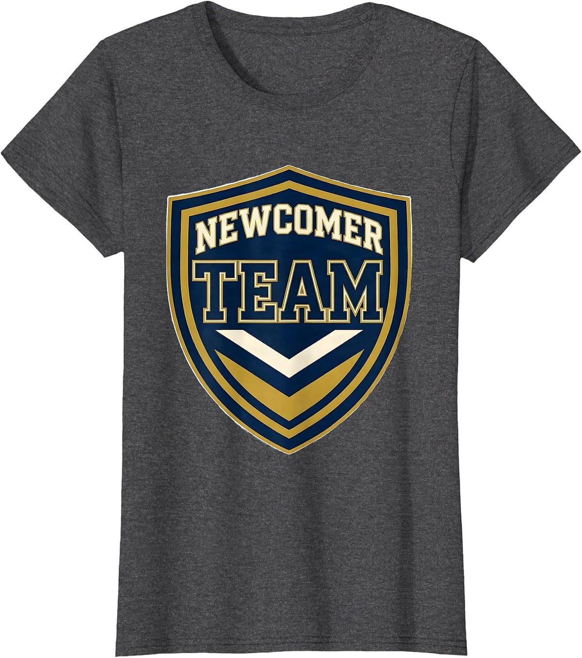Women's Newcomer Team ESL Teacher Squad English Language Development T-Shirt - Dark Heather Grey