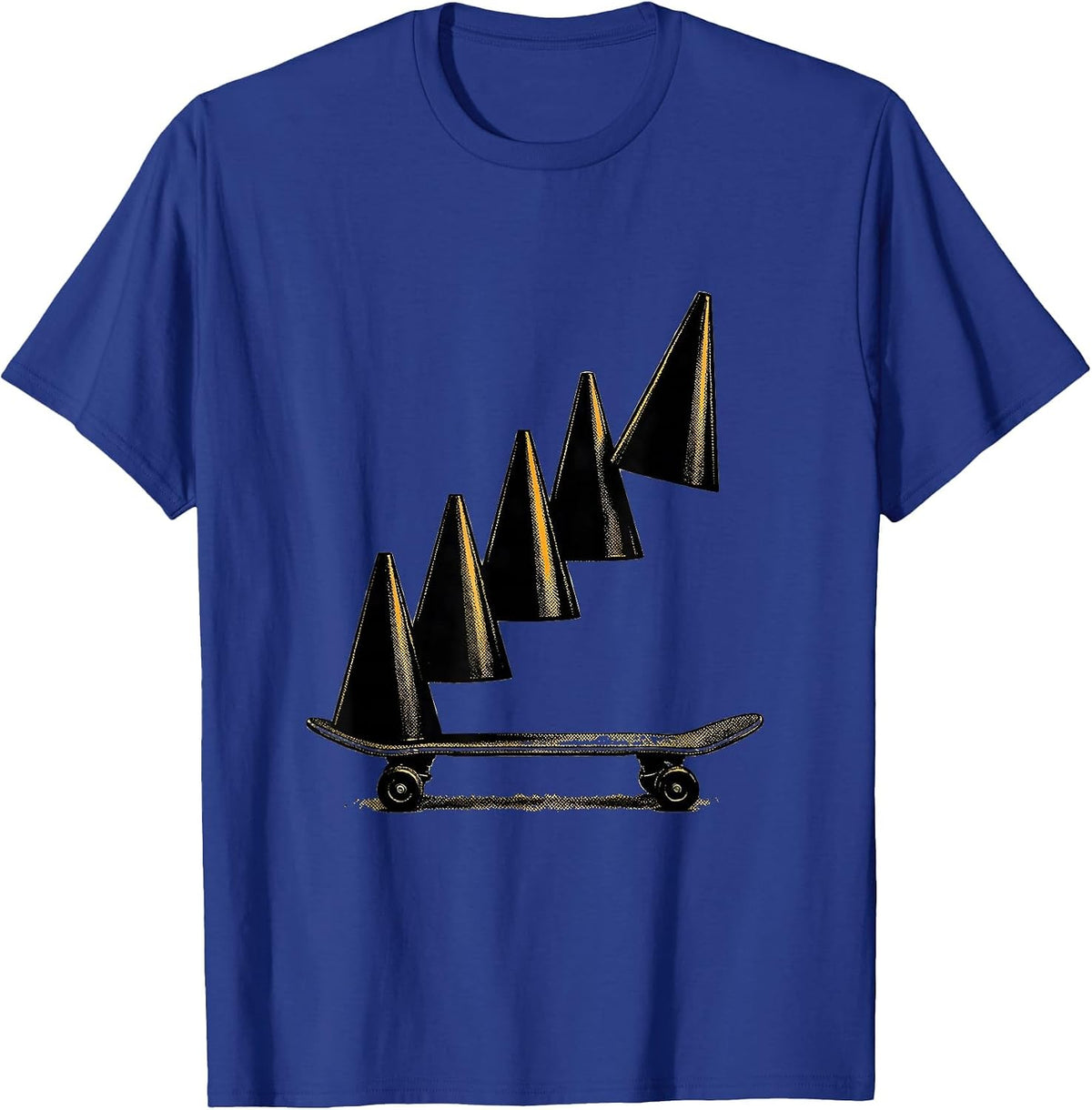 Men's Therapy Cone Occupational Therapy Humor OT Month T-Shirt - Royal Blue