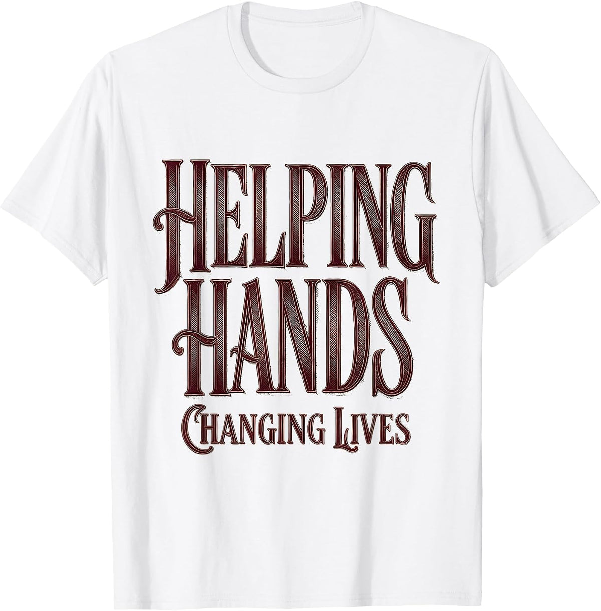 Men's Helping Hands Changing Lives Occupational Therapy T-Shirt - White
