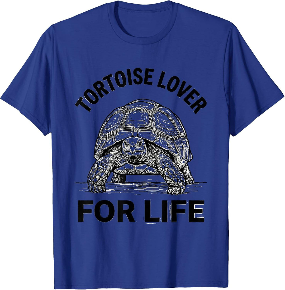 Tortoise Lover For Life Funny Animal Lover Gift T-Shirt - Royal Blue
