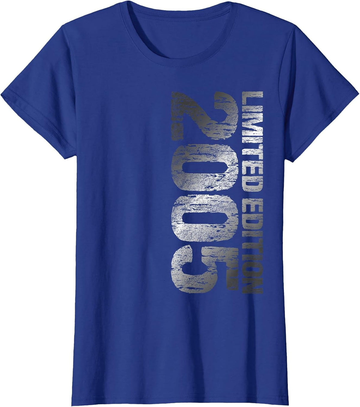 2005 Limited Edition 21th Birthday 2005 Man Woman 21 T-Shirt - Royal Blue