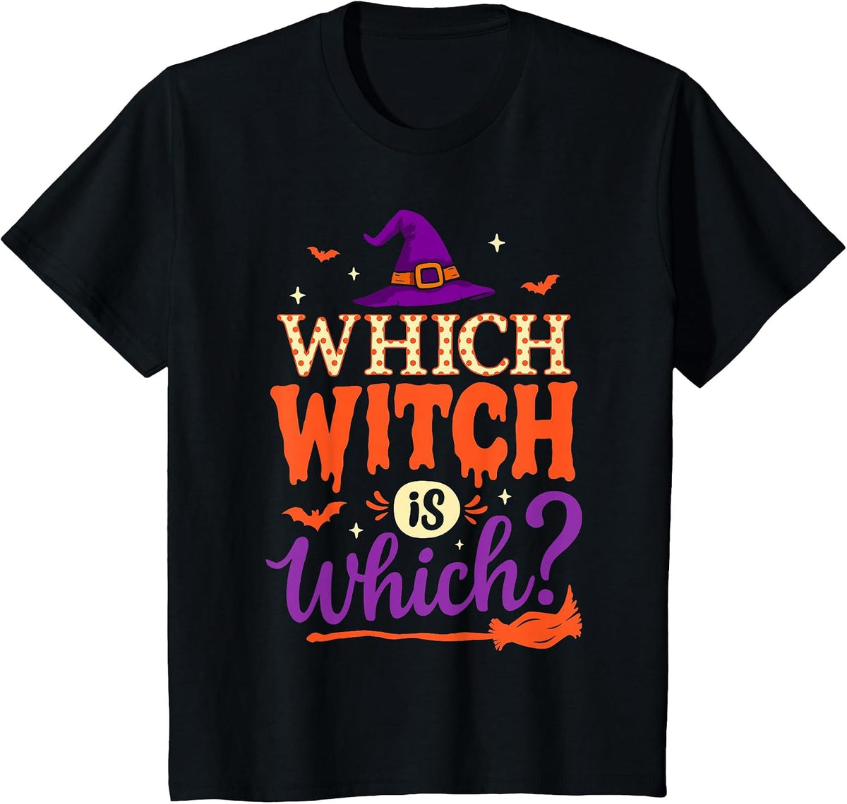 Which Witch is Which Halloween for Women Men English Teacher T-Shirt - Black