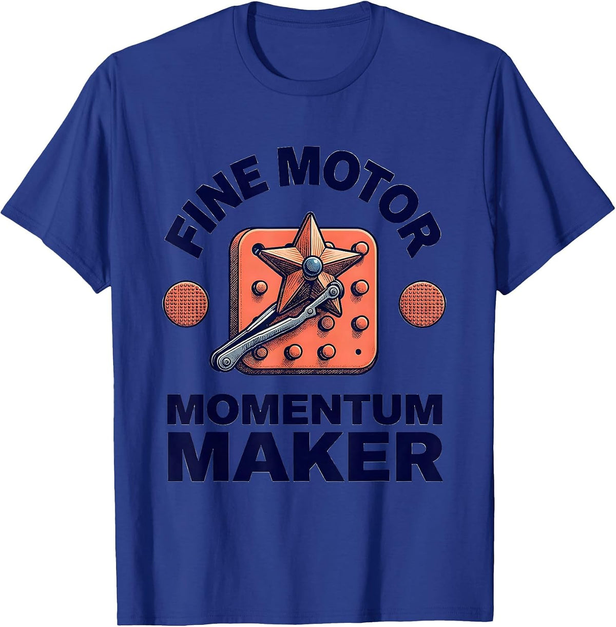 Fine Motor Momentum Maker Occupational Therapy Sensory T-Shirt - Royal Blue