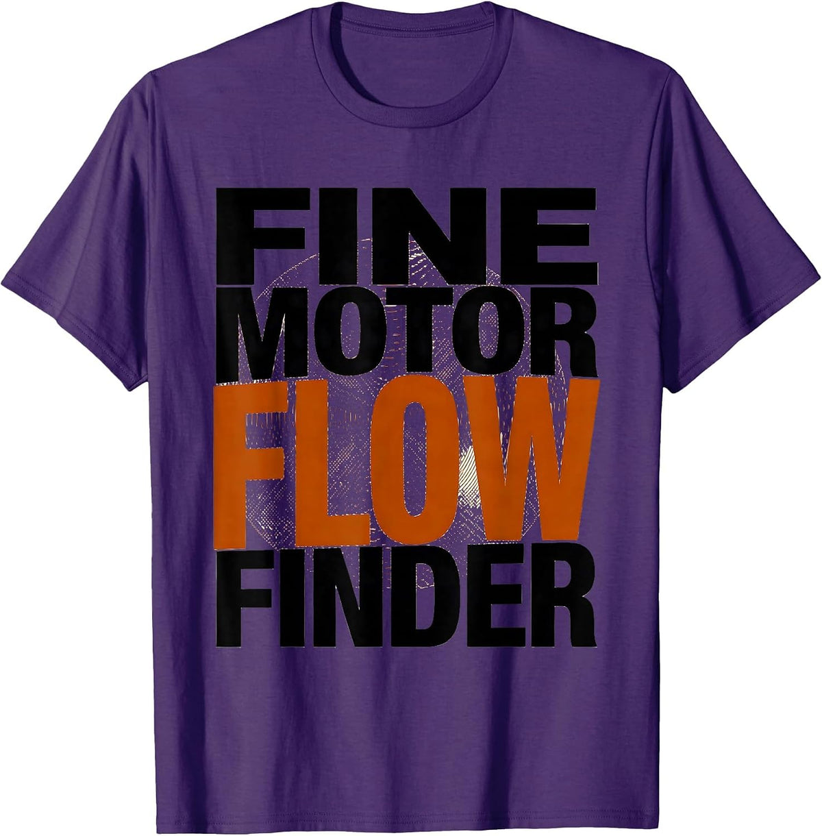 Fine Motor Flow Finder Playful Occupational Therapy Sensory T-Shirt - Purple