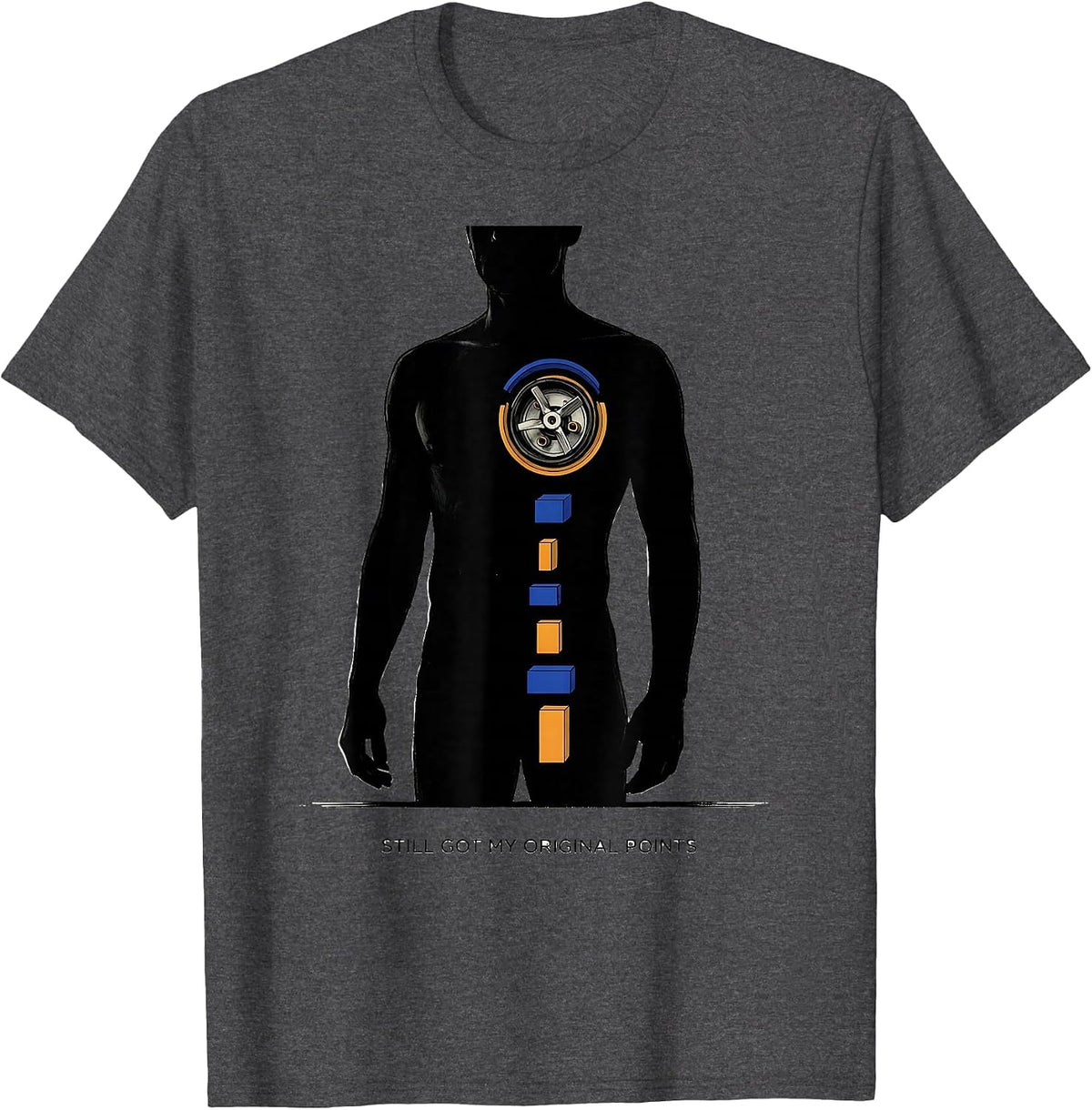 Men's Still Got My Original Points Classic Muscle Car Enthusiast T-Shirt - Dark Heather Grey