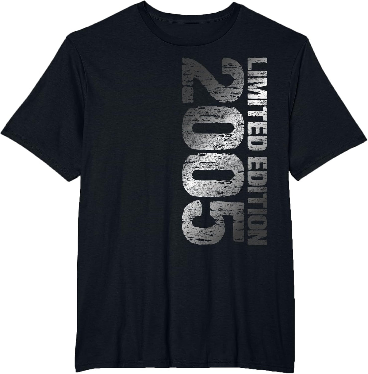 2005 Limited Edition 21th Birthday 2005 Man Woman 21 T-Shirt - Black