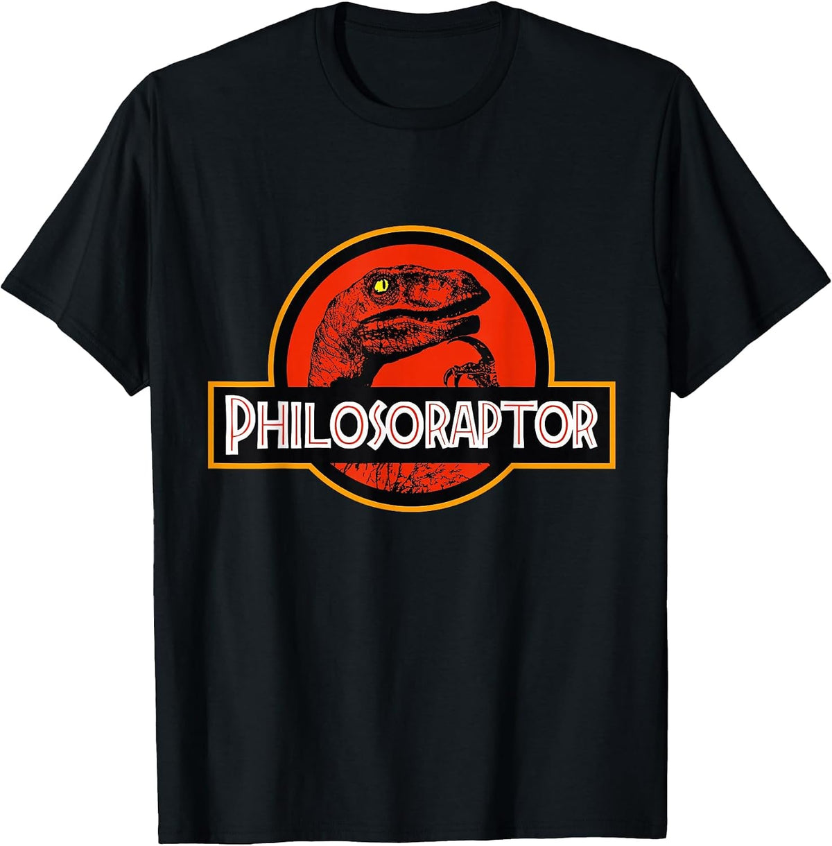 Philosoraptor Meme - Philosophy Dinosaur T-Shirt - Black