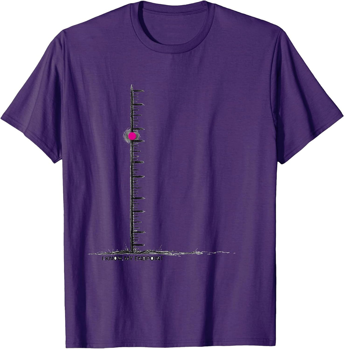 I Know My Endpoint Funny Science Chemistry Nerd Humor T-Shirt - Purple