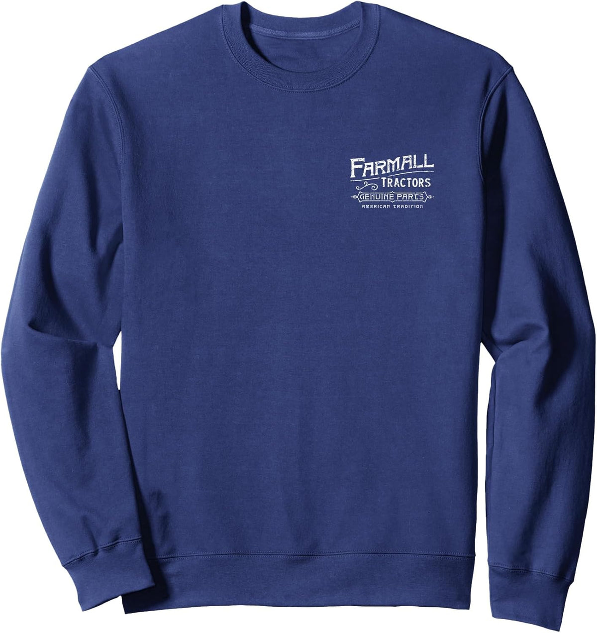 Vintage Farmall Tractors Sweatshirt - Adult Unisex Navy Blue