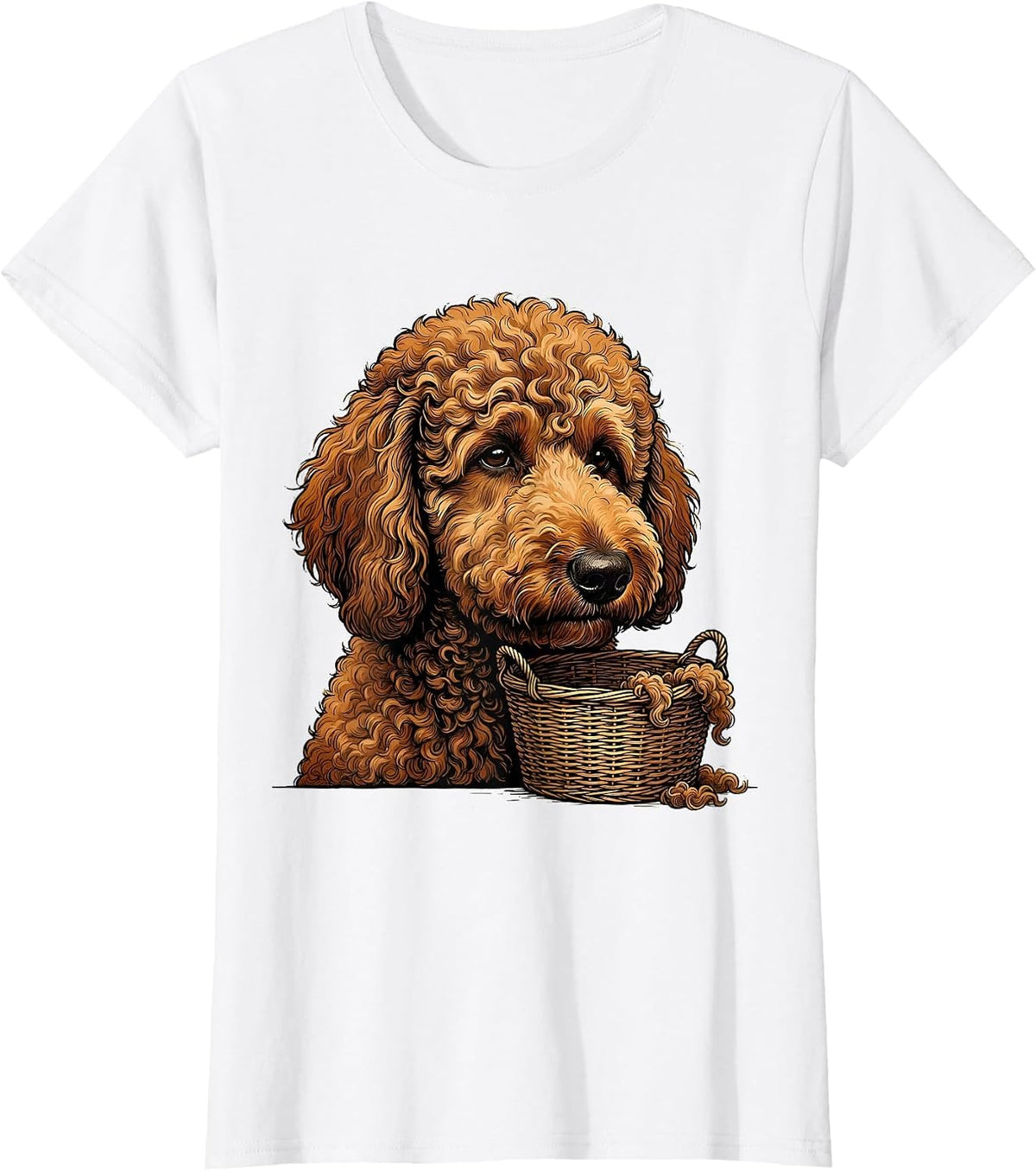 Labradoodle Doodle Dog Breed Owner Humor Funny T-Shirt - White