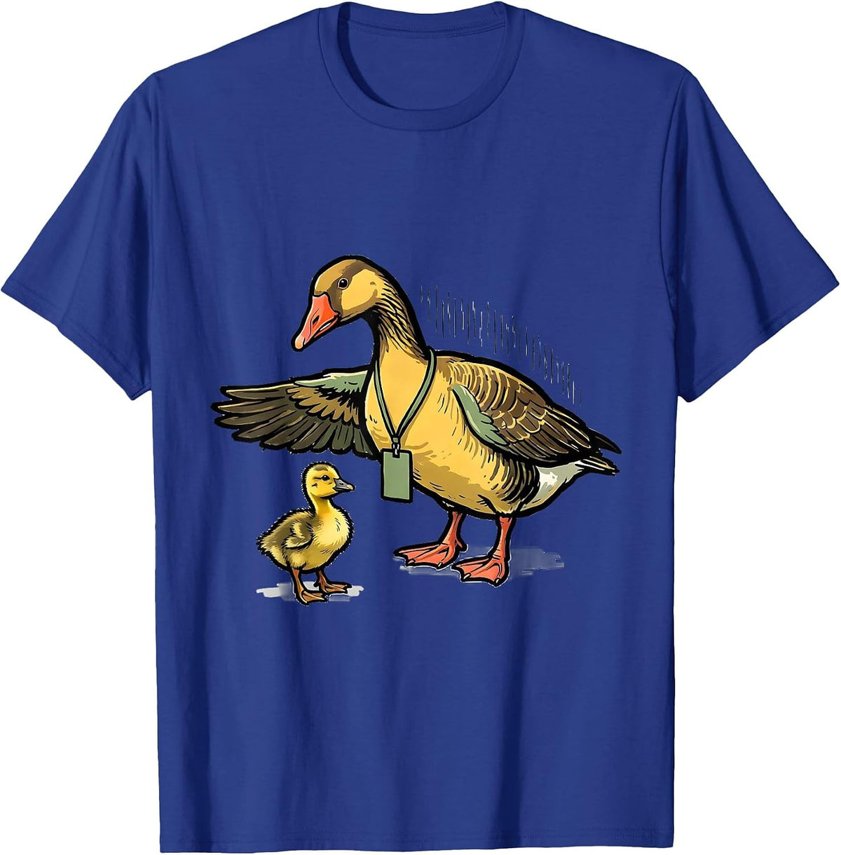Men's Silly Goose Mental Health Counselor Funny Therapist T-Shirt - Royal Blue