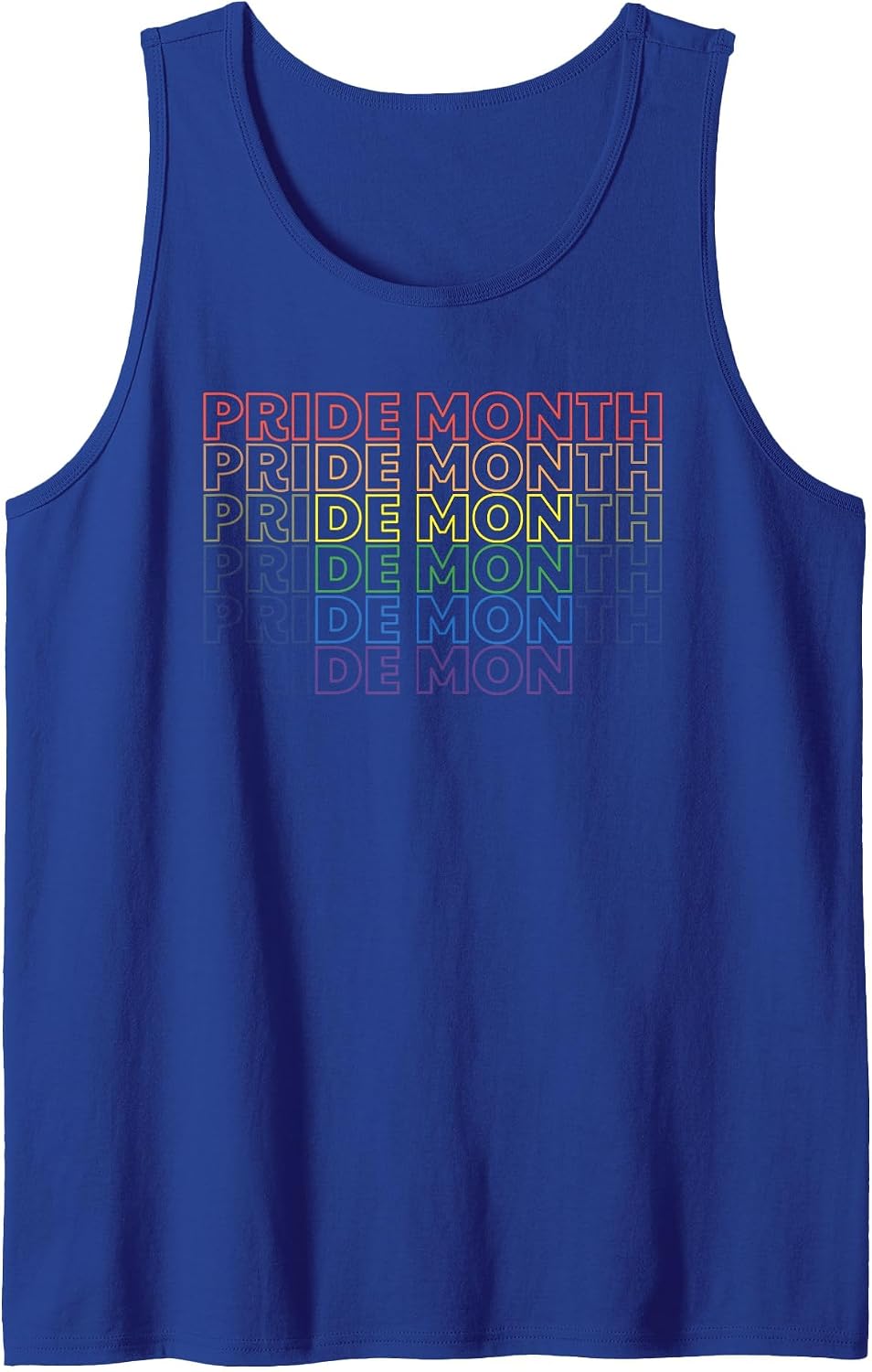 Funny Pride Month - Demon Tank Top - Royal Blue