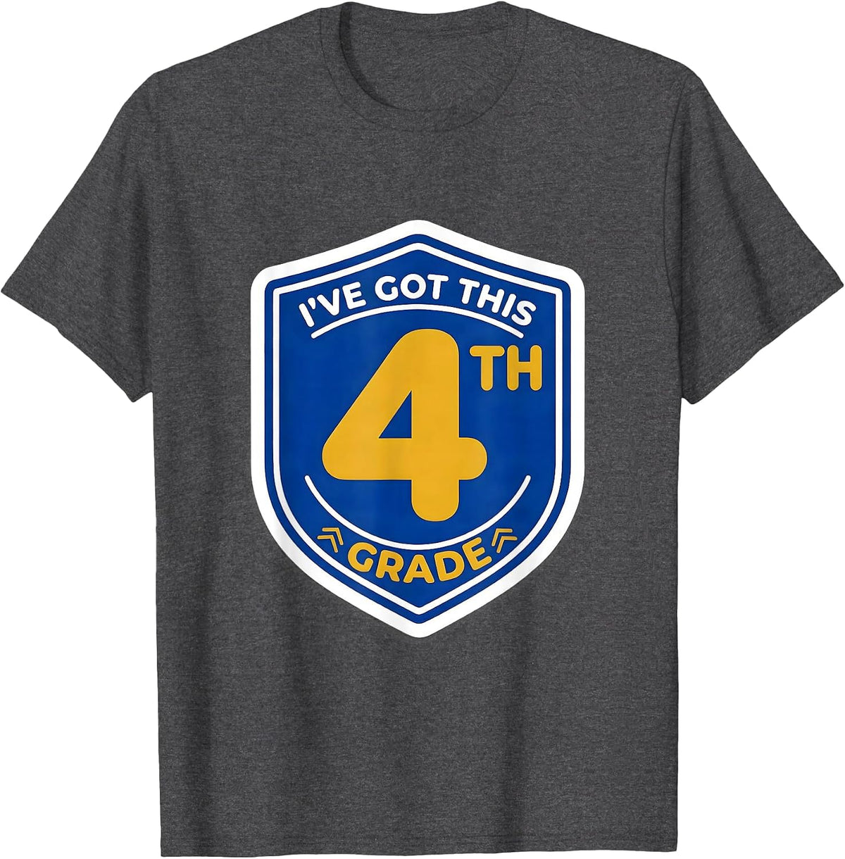 Men's I’ve Got This 4th Grade Funny Back To School Kids Teachers T-Shirt - Dark Heather Grey