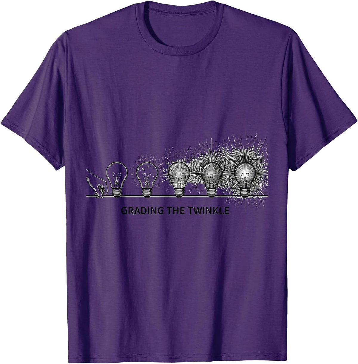 Grading The Twinkle Occupational Therapy Christmas Workplace T-Shirt - Purple