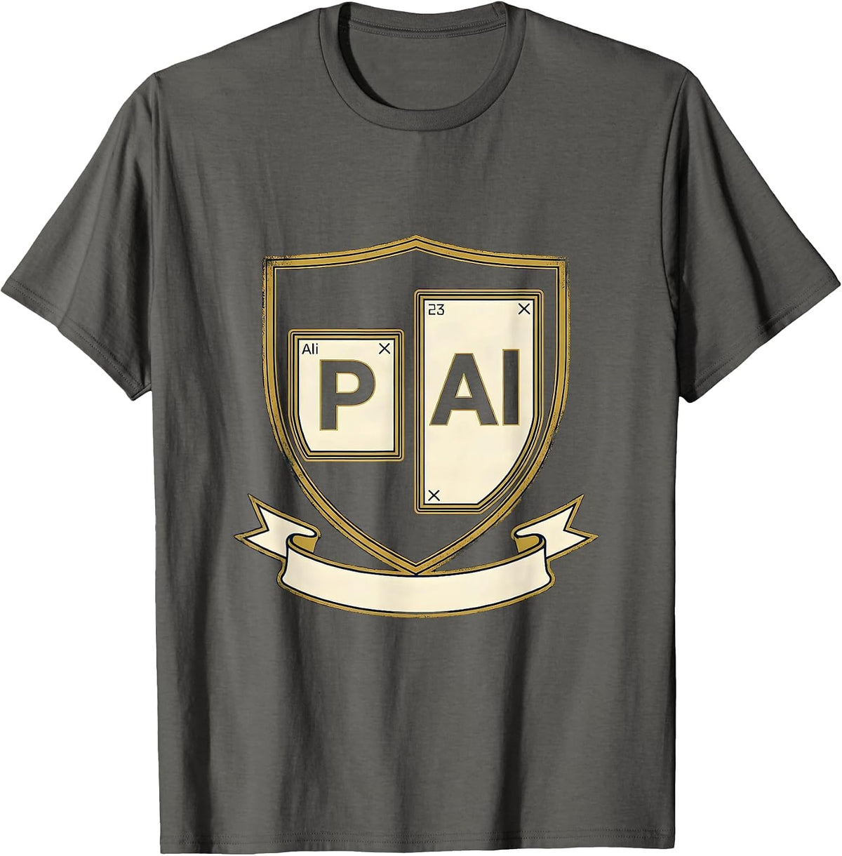 PAl Funny Science Nerd Periodic Table Element Pun T-Shirt - Asphalt Grey